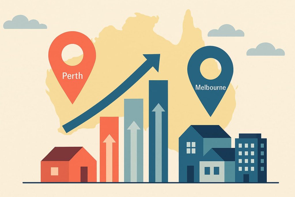 Perth Lead Over Melbourne Housing Prices